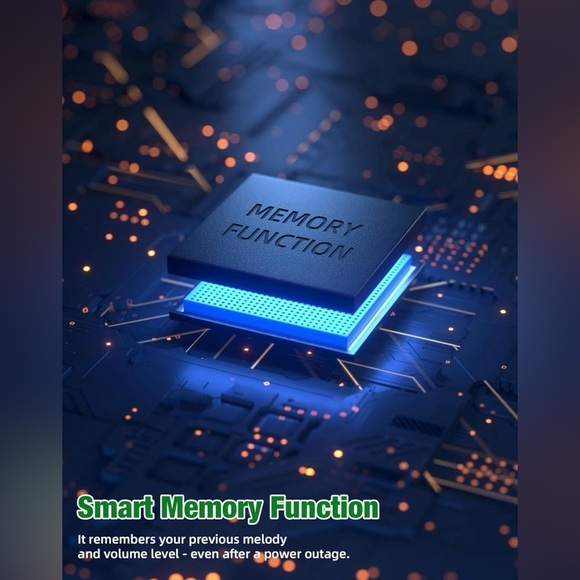 AIDA Lighted Wireless Waterproof Doorbell 1,000ft Range, 58 Doorbell Chimes -NWT - Picture 6 of 9